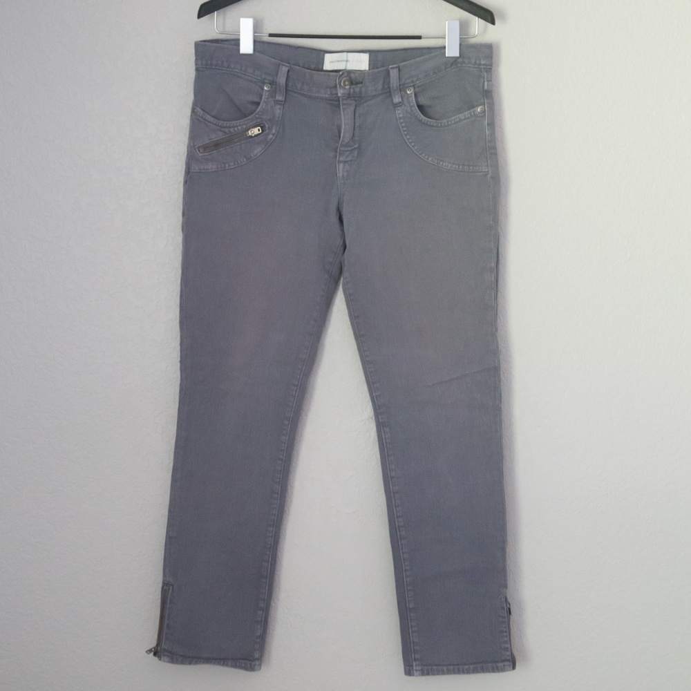 Paper Denim & Cloth Ankle Zip Slim Jeans